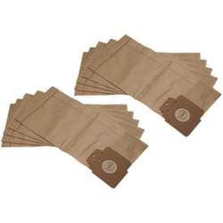 Vhbw - 10x Sacs remplacement pour Kärcher 6.904-305.0, 6.904-294.0, 4002667779448 pour aspirateur - 35cm x 16cm marron