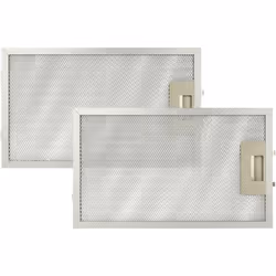 vhbw - the clever way Lot de filtres (2x filtre à graisse métallique) compatible et de haute qualité pour votre hotte de cuis ...