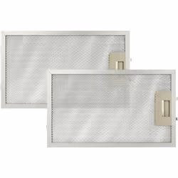 vhbw - the clever way Lot de filtres (2x filtre à graisse métallique) compatible et de haute qualité pour votre hotte de cuis ...