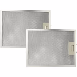 vhbw - the clever way Lot de filtres (2x filtre à graisse métallique) compatible et de haute qualité pour votre hotte de cuis ...