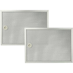vhbw 2x Filtre anti-graisse compatible avec AEG/Electrolux 8090D-M, 8060D-M hotte de cuisine - 31,7 x 23,25 x 0,9 cm, métal