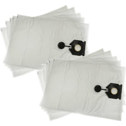 Vhbw - 10x Sacs remplacement pour Kärcher 2.889-154.0 pour aspirateur - microfibre non tissée, 64cm x 44,5cm blanc