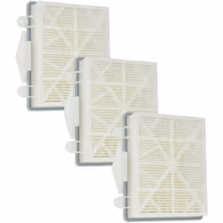 vhbw - the clever way Set de 3x filtre HEPA pour votre aspirateur, robot aspirateur ou nettoyeur vapeur - Gardez la puissance ...