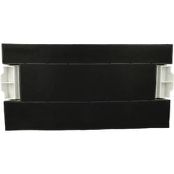 Vhbw - 1x Filtre à charbon actif remplacement pour Küppersbusch 566752 pour hotte aspirante - 39,8 x 19,6/17,4 x 2,9 cm
