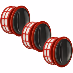 vhbw - the clever way Lot de 3x filtre après-moteur HEPA pour votre aspirateur - Finition sur mesure pour un changement de fi ...
