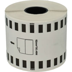 Vhbw - 1x Rouleau d'étiquettes 62mm x 30,48m (1 étiquette) remplacement pour Brother DK-22205 pour étiqueteuse - premium