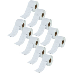 10x Rouleau d'étiquettes 41mm x 89mm (300 étiquettes) compatible avec Dymo LabelWriter se 300 étiqueteuse - Vhbw