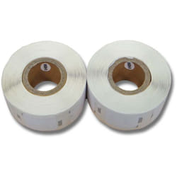 2x Rouleau d'étiquettes 12mm x 24mm (1000 étiquettes) compatible avec Seiko Smart Label Printer slp Pro, slp Plus imprimante d'étiquettes - Vhbw