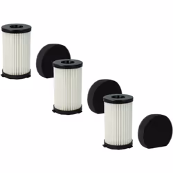 vhbw - the clever way Set de 3x filtre HEPA pour votre aspirateur, robot aspirateur ou nettoyeur vapeur - Filtre les poussièr ...