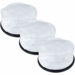 vhbw - the clever way Set de 3x filtre rond robot aspirateur, nettoyeur vapeur et aspirateur multifonction - Un changement ré ...