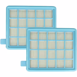 vhbw - the clever way Set de 2x filtre HEPA pour votre aspirateur, robot aspirateur ou nettoyeur vapeur - Gardez la puissance ...