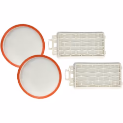 vhbw - the clever way Set de filtres de haute qualité pour votre aspirateur Ce set de filtres de rechange de 4 pièces de la m ...