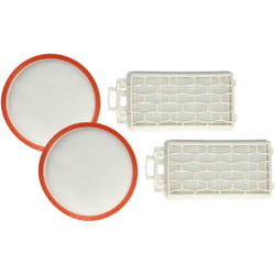 Vhbw - Lot de 4 filtres compatible avec Dirt Devil Infinity Rebel 53HF DD5551-7 aspirateur - filtre d'échappement, filtre protection moteur