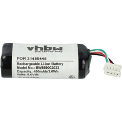 Vhbw - Batterie remplacement pour Volvo 31450445 pour ordinateur de bord (450mAh, 8V, Li-ion)