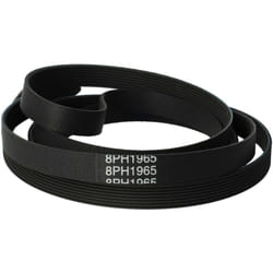 Courroie d'entraînement compatible avec Bosch wtw 876, 854, 875, 874, 865, 863, 844, 841 sèche-linge - 196,5 cm noir - Vhbw