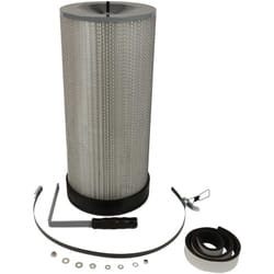 Filtre à particules fines remplacement pour Holzmann 9120058378508 pour centrale d'aspiration - particules fines avec brosses de nettoyage - Vhbw