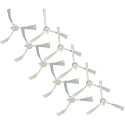 10x Brosses compatible avec Tefal Explorer 45 RG8275WH, RG8227WH aspirateur robot - 10x brosse latérale, set de rouleaux - Vhbw