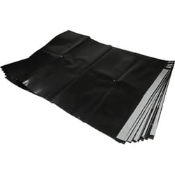 Vhbw - 10x Sacs compatible avec Bosch gas 1200 l aspirateur - plastique, 9,2cm x 7,05cm noir