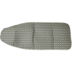 Vhbw - Housse de table de repassage compatible avec Leifheit Air Board Deluxe m, Air Board Compact Plus planche à repasser gris / blanc