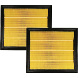 Lot de 2x filtres plissé plat compatible avec Nilfisk Alto Wap SQ850-11 aspirateur - Élément filtrant - Vhbw