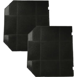 2x Filtres à charbon actif compatible avec Arthur Martin/John Lewis/Tricity-Bendix AFC10650X, AFC1210N hotte aspirante - 26,5 x 23,7 x 1,6 cm - Vhbw