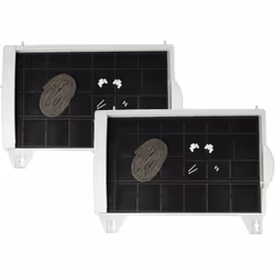 vhbw - the clever way Filtre à charbon actif compatible pour hotte aspirante Les hottes aspirantes filtrent et aspirent les o ...