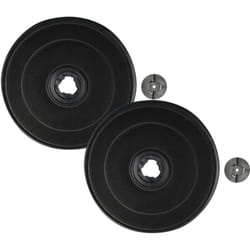 Vhbw - 2x Filtres à charbon actif compatible avec Zanussi ZHC604N, ZHC604W, ZH9024, ZHC917X3, ZHC920X, ZHC604X, ZHC914X hotte aspirante - 2,3 cm