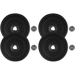 4x Filtres à charbon actif compatible avec Smeg 880449, 880495, 880202, 880351, 880883, 880892, 880867, 880870, 880201 hotte aspirante - 2,3 cm - Vhbw