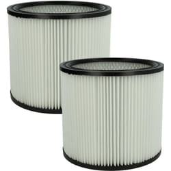 Lot de 2x filtres à cartouche compatible avec ShopVac Ultra 45-SI, 30-S, 25-S aspirateur - Filtre plissé - Vhbw