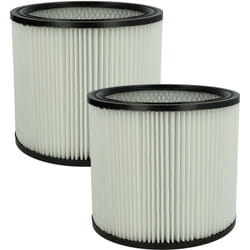 Vhbw - Lot de 2x filtres à cartouche compatible avec ShopVac Ultra 60 Inox aspirateur - Filtre plissé