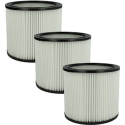 Vhbw - Lot de 3x filtres à cartouche compatible avec ShopVac Ultra 45-SI, 30-S, 25-S aspirateur - Filtre plissé
