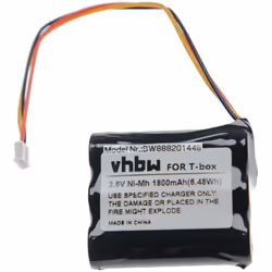 vhbw - the clever way - Batterie de rechange de haute qualité avec une grande autonomie et compatible avec votre boîte à hist ...