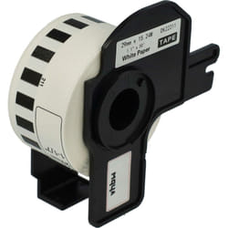 Vhbw - Rouleau d'étiquettes 29mm x 15,24m (1 étiquette) remplacement pour Brother DK-22211 pour imprimante d'étiquettes - premium
