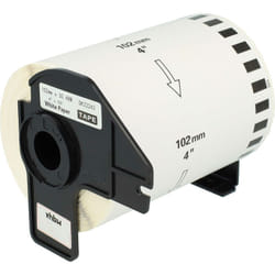 Vhbw - Rouleau d'étiquettes 102mm x 30,48m (1 étiquette) remplacement pour Brother DK-22243 pour imprimante d'étiquettes