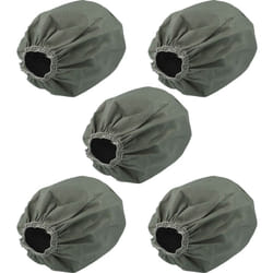Vhbw - 5x Filtres textiles remplacement pour Bosch 2609256F41 pour aspirateur industriel sec et humide - Sac filtrant, lavable gris