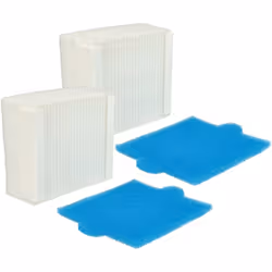 vhbw - the clever way Set de filtres de haute qualité pour votre aspirateur Ce set de filtres de rechange de 4 pièces de la m ...