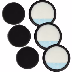 vhbw - the clever way Set de filtres de haute qualité pour votre aspirateur Ce set de filtres de rechange de 6 pièces de la m ...