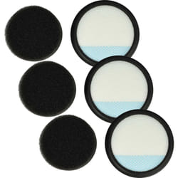 Vhbw - Lot de 6 filtres compatible avec Vax Blade 32V TBT3V1T1, 32V TBT3V1B1, 32V Ultra TBT3V1P2 aspirateur - filtre mousse, filtre pré-moteur