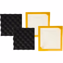 vhbw - the clever way Set de 2x filtre HEPA pour votre aspirateur, robot aspirateur ou nettoyeur vapeur - Gardez la puissance ...