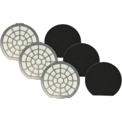 3x filtre moteur double compatible avec Dirt Devil Infinity Excell m 5059-1, m 5059-2, m 5059-3 aspirateurs - Vhbw