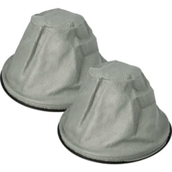 Vhbw - 2x Filtres à sac remplacement pour Einhell 23.513.15 pour aspirateur de cheminée, aspirateur à cendres - Filtre de rechange, lavable noir /