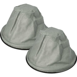 Vhbw - 2x Filtres à sac compatible avec Kaminer 1200W MK47737048 aspirateur de cheminée, aspirateur à cendres - Filtre de rechange, lavable noir /