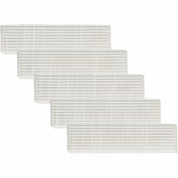 vhbw - the clever way Set de 5x filtre HEPA pour votre aspirateur, robot aspirateur ou nettoyeur vapeur - Gardez la puissance ...