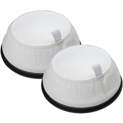 Vhbw - 2x Filtres à sac compatible avec Taski Bora S5.1 aspirateur à sec - Filtre de rechange noir / blanc