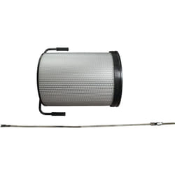 Cartouche filtrante poussières fines remplacement pour Felder 02.1.132 pour aspirateur à copeaux - Avec brosse de nettoyage - Vhbw