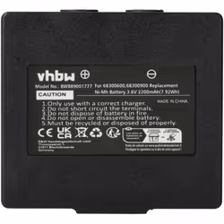 vhbw - the clever way - Batterie de rechange de haute qualité avec une grande autonomie et compatible avec votre telécommande ...