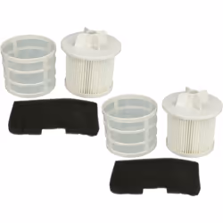 vhbw - the clever way Set de filtres de haute qualité pour votre aspirateur Ce set de filtres de rechange de 4 pièces de la m ...