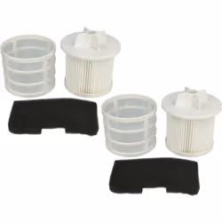 vhbw - the clever way Set de filtres de haute qualité pour votre aspirateur Ce set de filtres de rechange de 4 pièces de la m ...