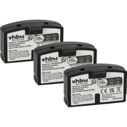 vhbw 3x Batteries compatible avec Sennheiser Audioport A200, HDR 65 TV, HDR 45, HDR 65, HDR 60 casque audio, écouteurs sans fil (60mAh, 2,4V, NiMH)