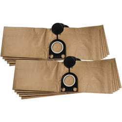 Vhbw - 10x Sacs compatible avec Milwaukee ase 1400, asm 1400 aspirateur - papier, 61cm x 19cm marron